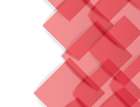 Colorful transparent paper square background. Vector illustrationのイラスト素材