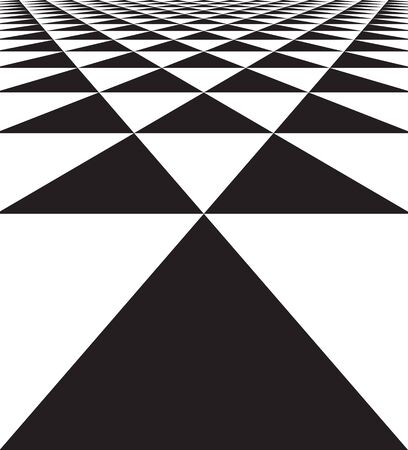 Abstract geometric seamless texture background of black and white triangles. Vector illustrationのイラスト素材