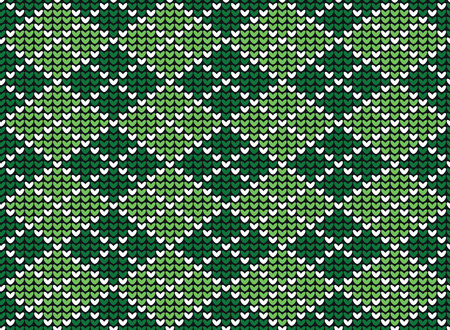 Seamless argyle background pattern in pastel green colors. Vector illustrationのイラスト素材
