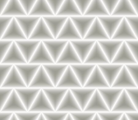 Vector illustration of seamless background from black and white trianglesのイラスト素材