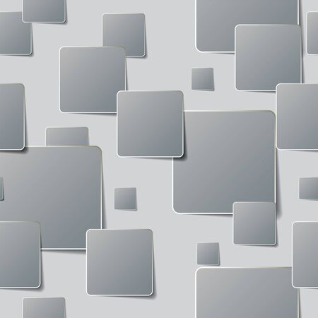 Gray paper square background. vector illustrationのイラスト素材