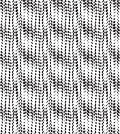 Vector illustration of seamless halftone background in black and white colorsのイラスト素材