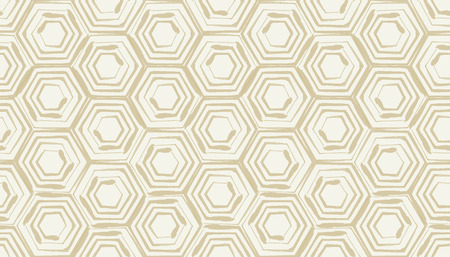 Seamless background template made from hexagons. Vector illustrationのイラスト素材