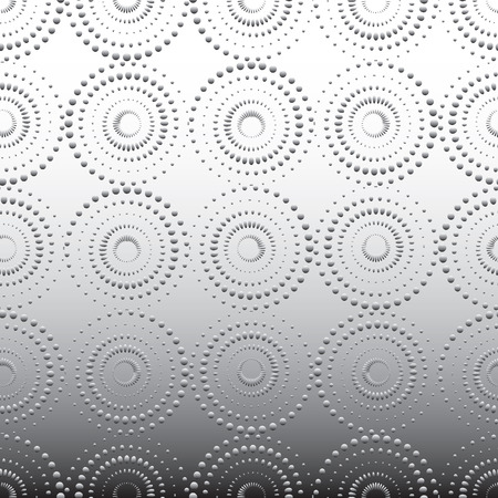 Vector illustration of seamless background with roundsのイラスト素材