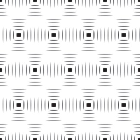 Vector illustration of black and white seamless background of squaresのイラスト素材