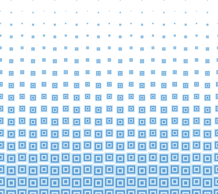 Seamless pattern with halftone squaresのイラスト素材