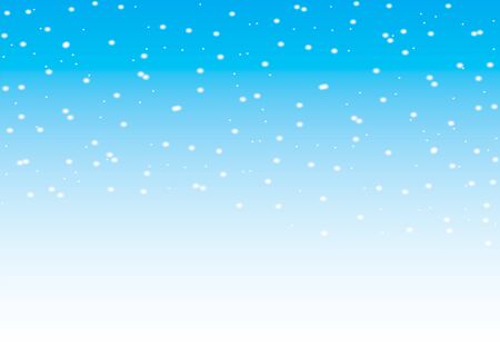 Falling snow vector seamless patternのイラスト素材