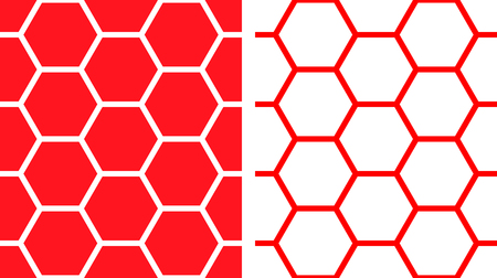 Seamless pattern with hexagonsのイラスト素材