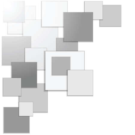 Abstract squares background with gray colors.のイラスト素材