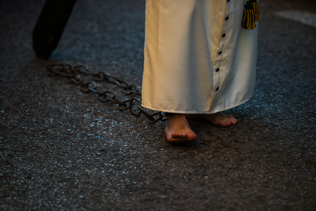 Venerable Brotherhood and Fraternity of Penitents of Our Lord Jesus of Humility at His Arrest and Our Ladyのeditorial素材