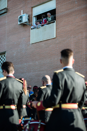 The Dominican Brotherhood of the Holy Christ of the Victory, Our Lady of the Rosary in Her Sorrowful Mysteriesのeditorial素材