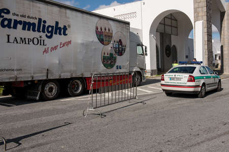 Portugal and Spain shut their border because of the risk of COVID-19のeditorial素材