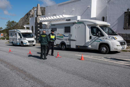 Portugal and Spain shut their border because of the risk of COVID-19のeditorial素材