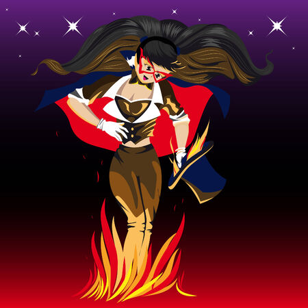 Magic girlのイラスト素材