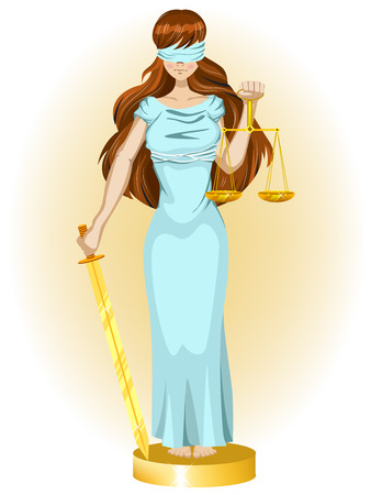 Justice girlのイラスト素材