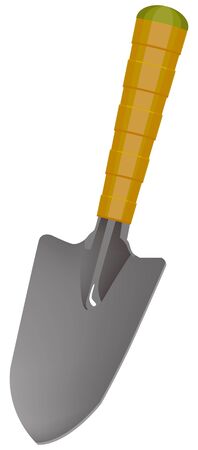 The small one spade isolated. Illustration in vector format EPSのイラスト素材