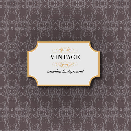 Vintage seamless background. Vector illustration.のイラスト素材