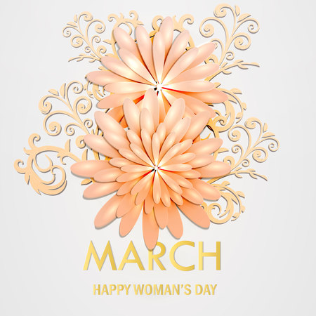 Postcard from 8 Marchのイラスト素材