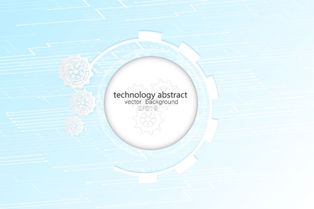 abstract technology background in white and gray tones. Vectorのイラスト素材
