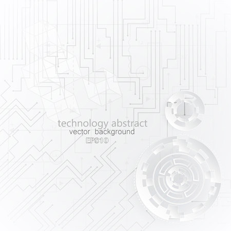 abstract technology background. Vectorのイラスト素材