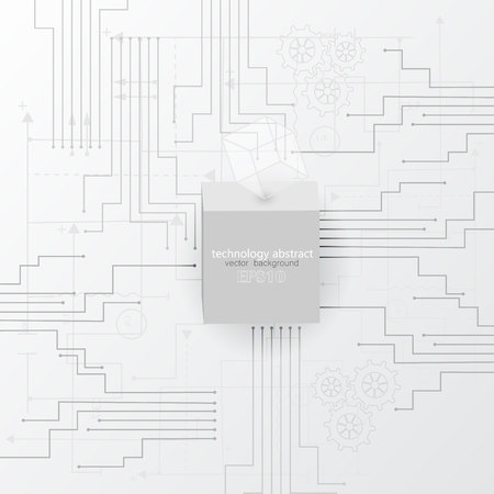 abstract technology background. Vectorのイラスト素材
