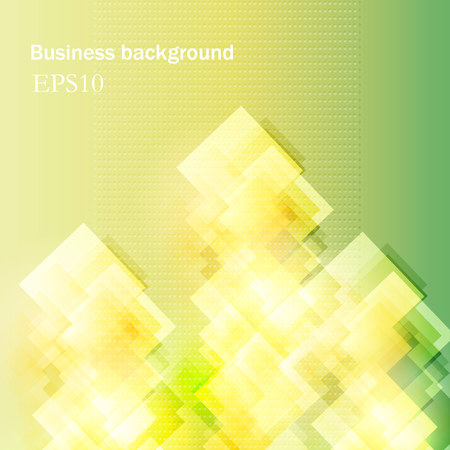  green geometric abstract background with rhombus. vector illustrationのイラスト素材