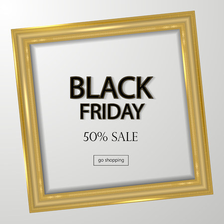Black Friday Sale Poster .のイラスト素材