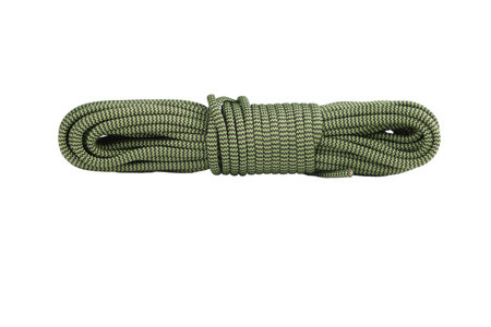 paracord isolated green tactical, cord strong, tourist, 550の写真素材