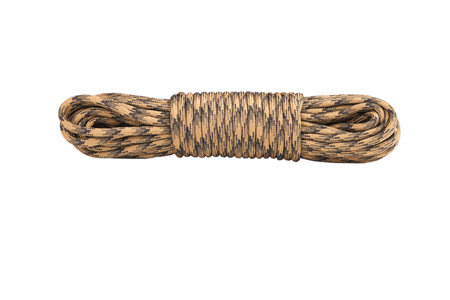 paracord isolated brown tactical, cord strong, tourist, 550の写真素材