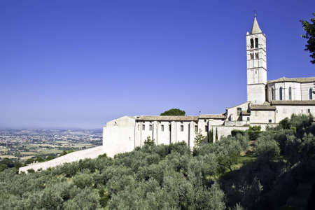 Assisi, famous and beautiful common tourist destinationの写真素材