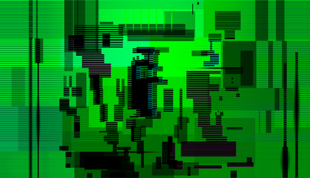 Glitch abstract background,Computer screen error, Digital pixel noise abstract design, Technical problem grunge wallpaper. Vector illustrationのイラスト素材