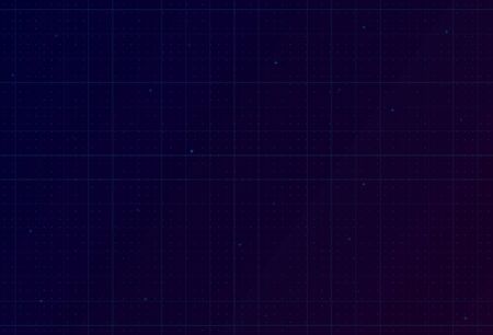 Futuristic tech background with grid, dots and crosses. Design for science theme, artifical...