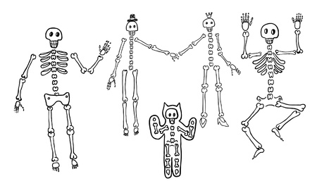 Skeletonsのイラスト素材