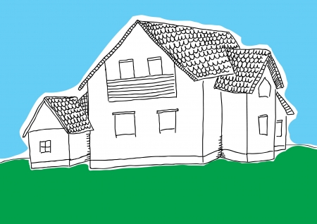 Cartoon houseのイラスト素材