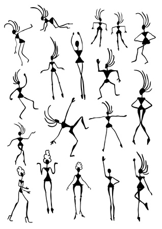 Cartoon Figuresのイラスト素材