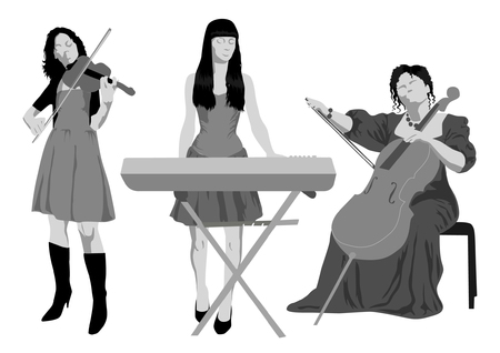 Musiciansのイラスト素材