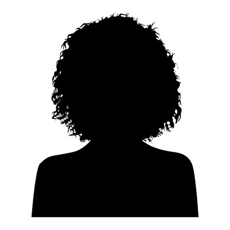 Woman Head Silhouetteのイラスト素材