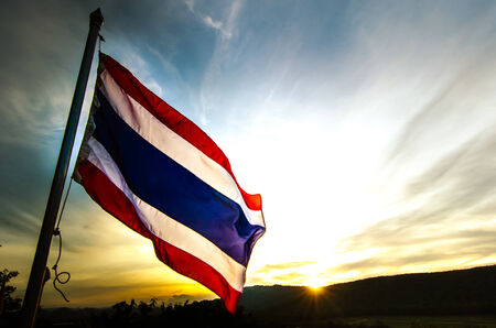 Thai flagの写真素材