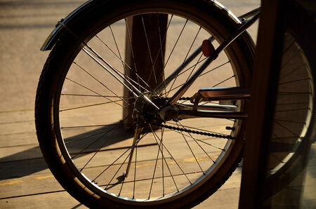 rear wheel   bicycleの写真素材