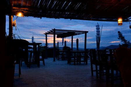 blue  sky  restaurantのeditorial素材