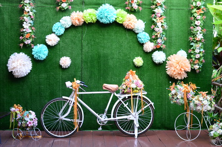 Festival bicycleの写真素材