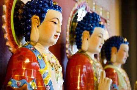 Colorful buddha statueの写真素材