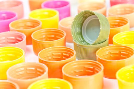 Caps of the bottleの写真素材