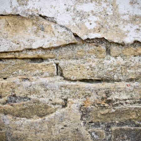 Old Brick Concrete Wall Surfaceの写真素材