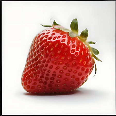 Strawberry on a white background. Isolated. With clipping path.の素材