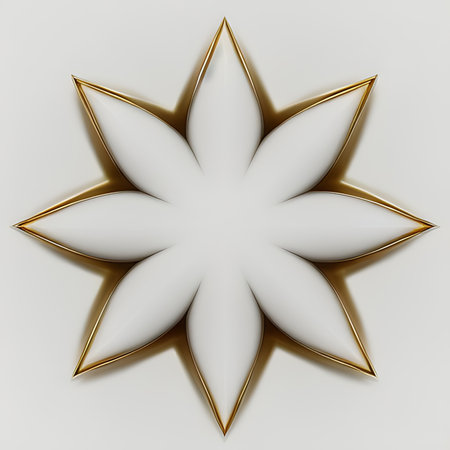 3d illustration of abstract geometric composition,digital artwork for creative graphic designの素材