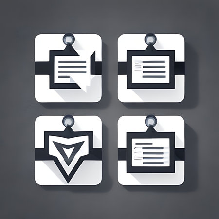 Set of white tags with shadow on a gray background. Vector illustrationの素材