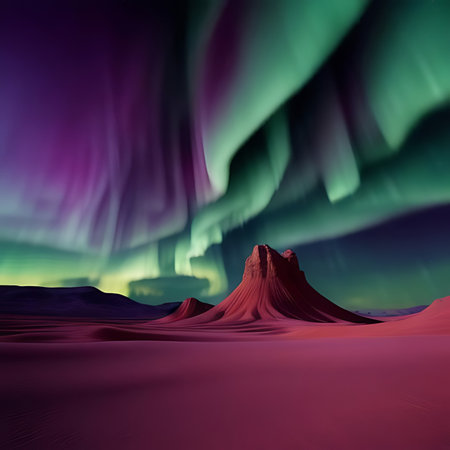 Abstract surreal landscape. Fantasy colorful background. Digital art. 3D rendering.の素材