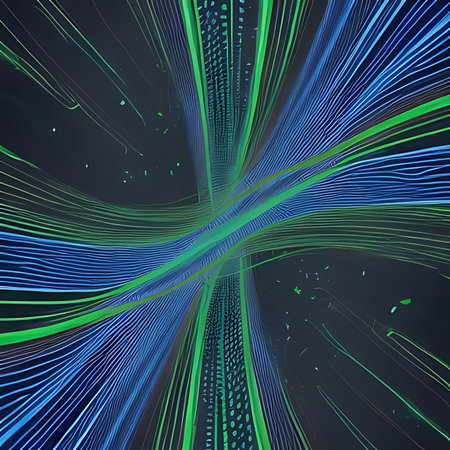 Abstract background with dynamic lines. Vector illustration for your graphic design.の素材