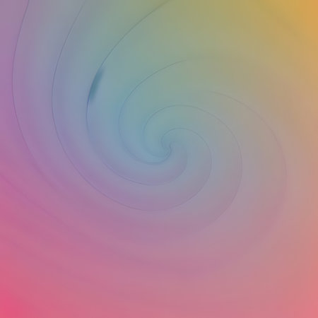 abstract background with smooth lines in pink, orange and yellow colorsの素材